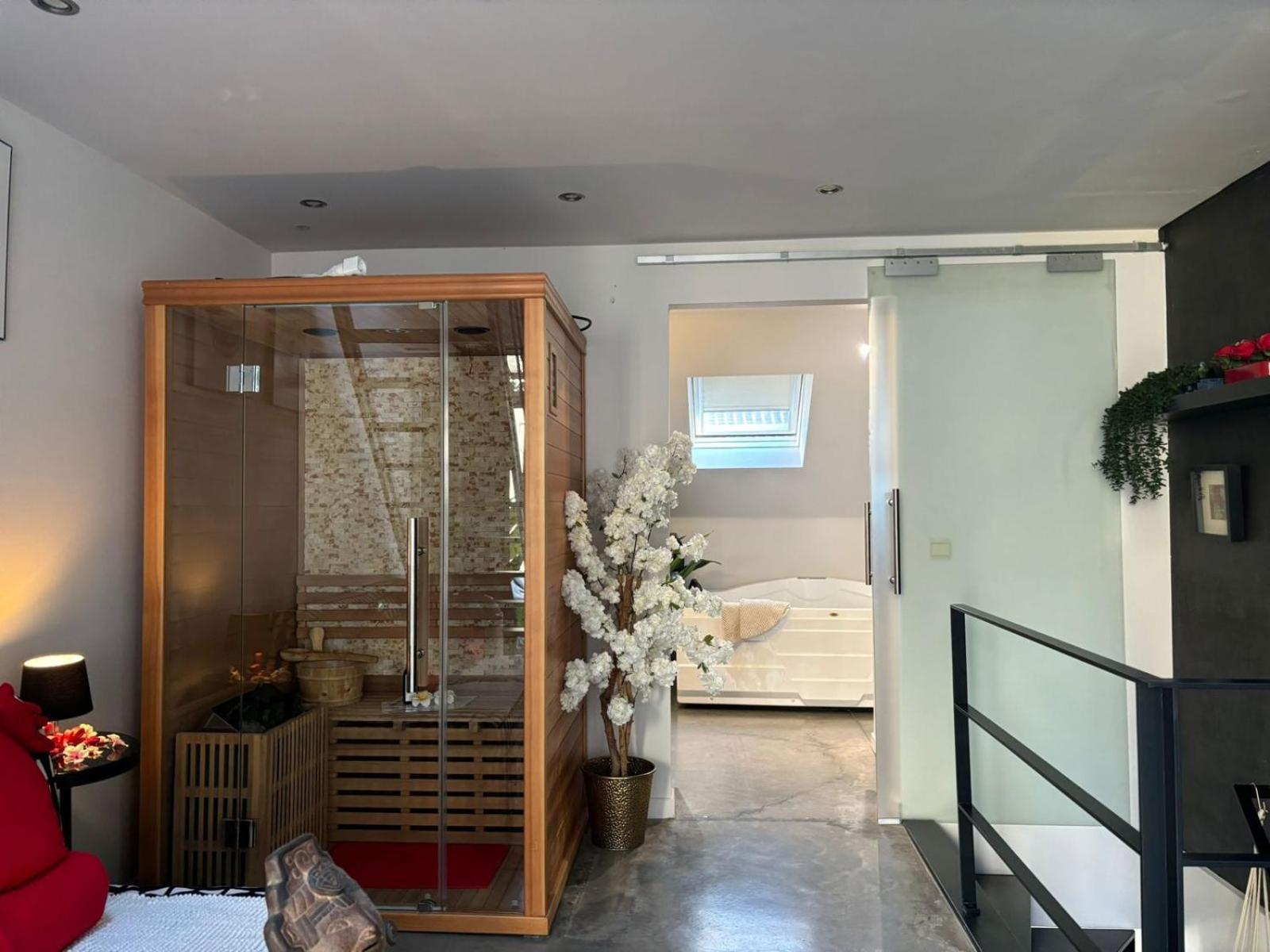 Wellness Loft With Sauna, Jacuzzi, Roof Terrace & Amazing View Appartement