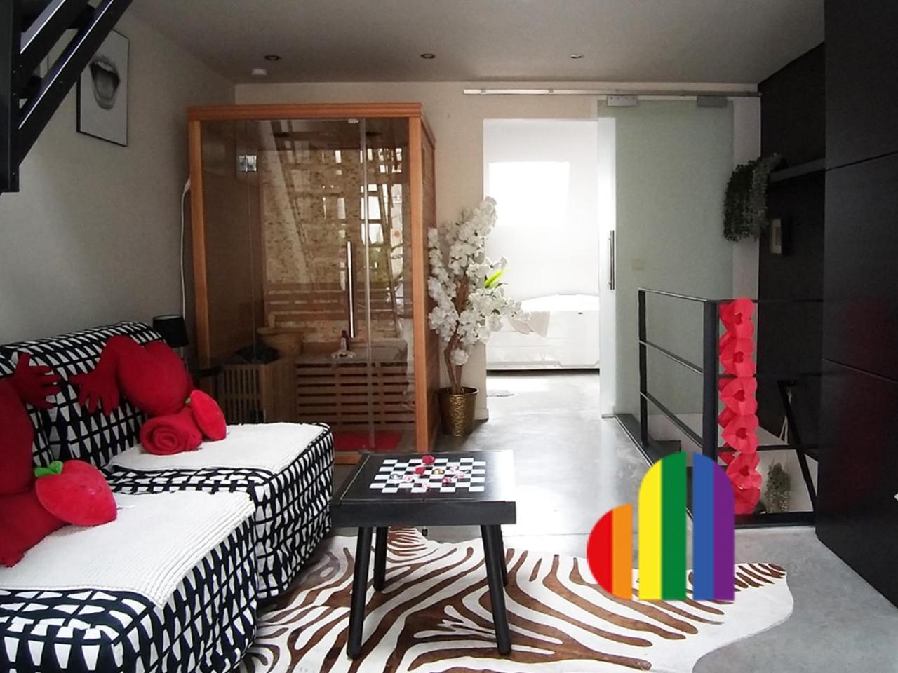 Wellness Loft With Sauna, Jacuzzi, Roof Terrace & Amazing View Appartement Antwerpen