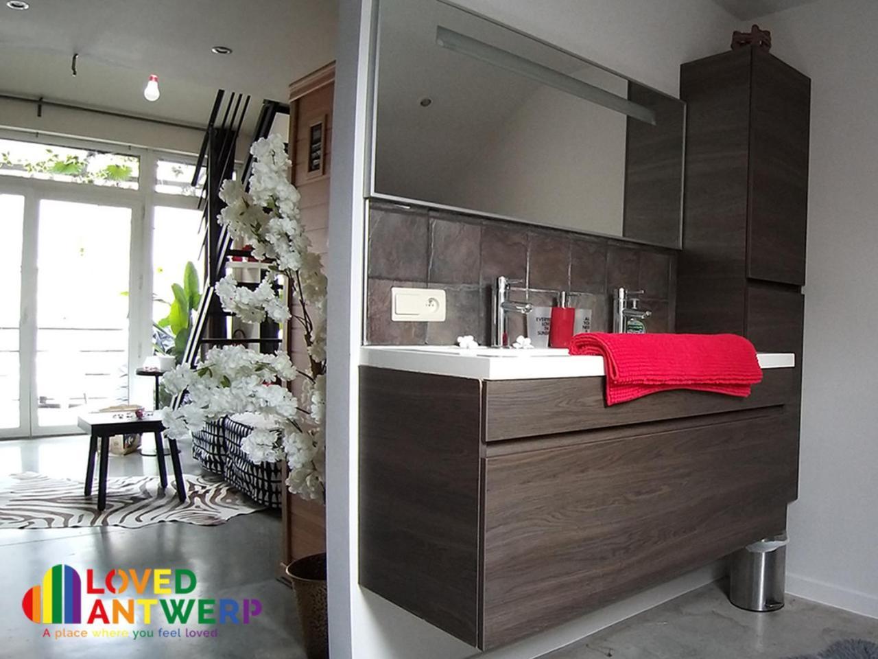 Wellness Loft With Sauna, Jacuzzi, Roof Terrace & Amazing View Appartement Antwerpen